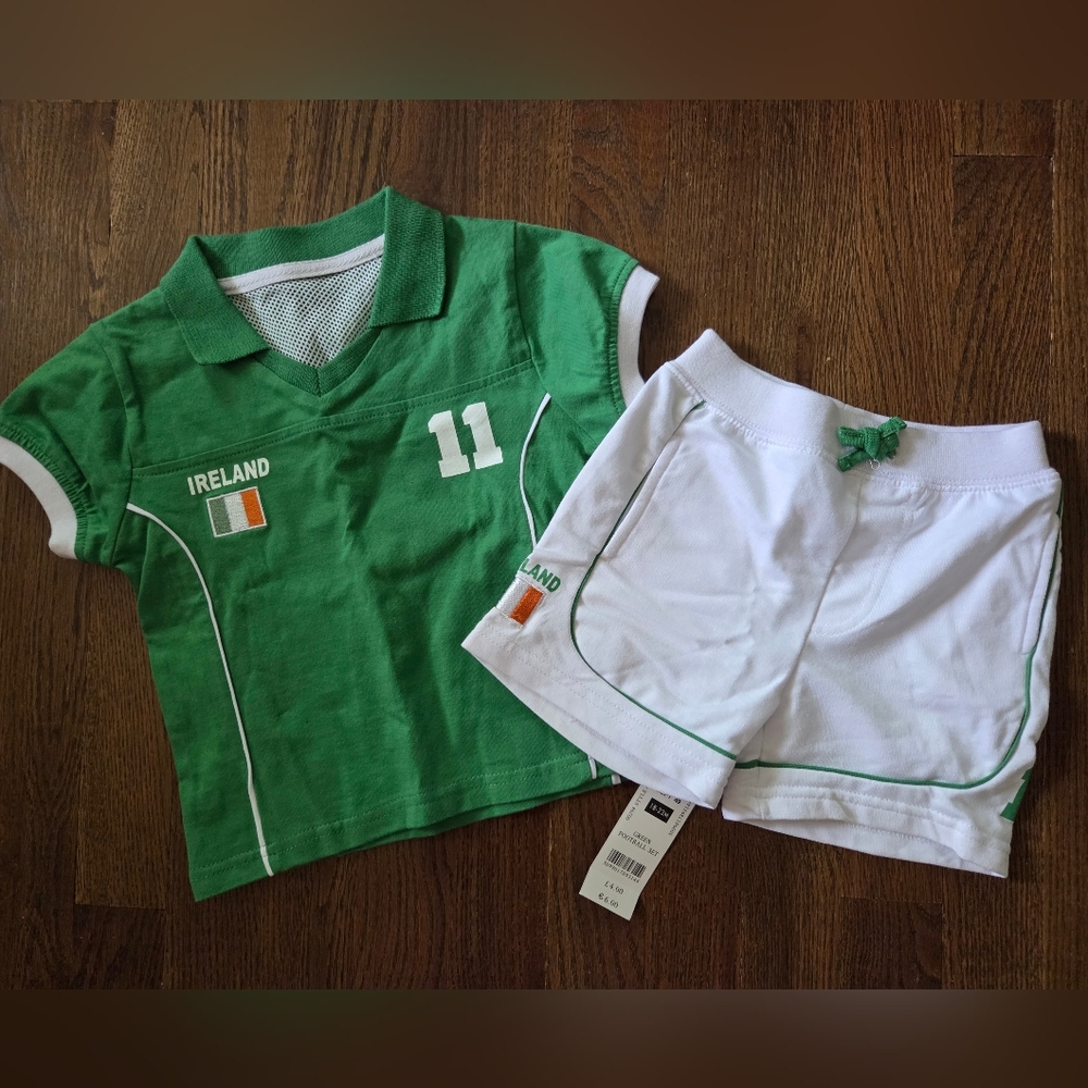 NWT Dunnes Stores 18/24M UK Ireland Football Set
